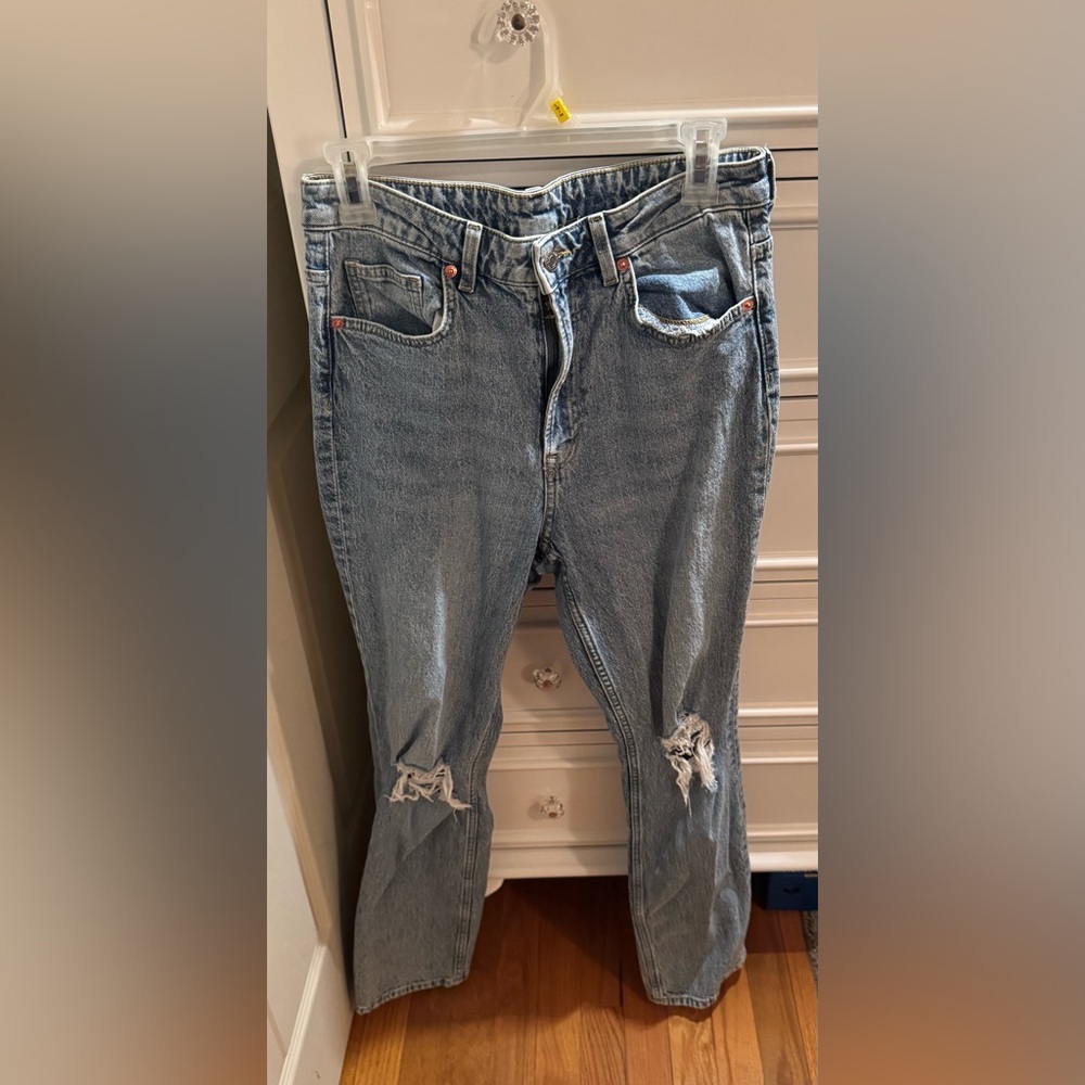 H&M High Waist Vintage Straight Jeans